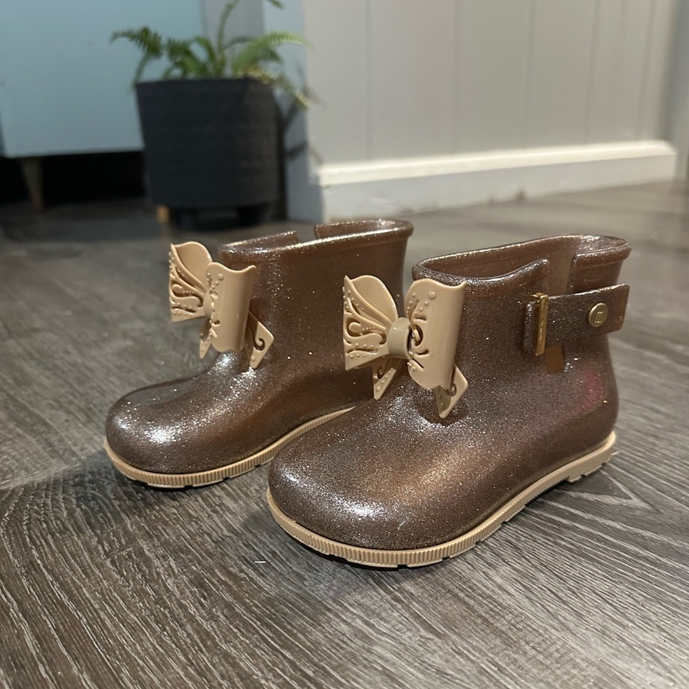 Mini Melissa Bow Rain boots - toddler 9